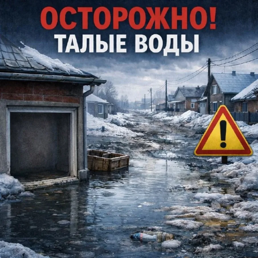 Опасность подтопления талыми водами !